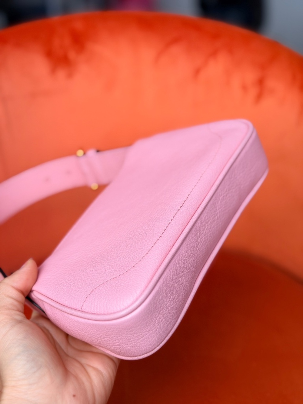 Gucci Mini Light Pink Goatskin Aphrodite Shoulder Bag - Picture 10 of 12